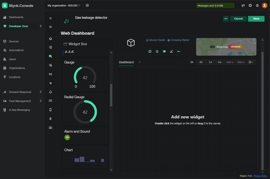 Configuration dashboard1