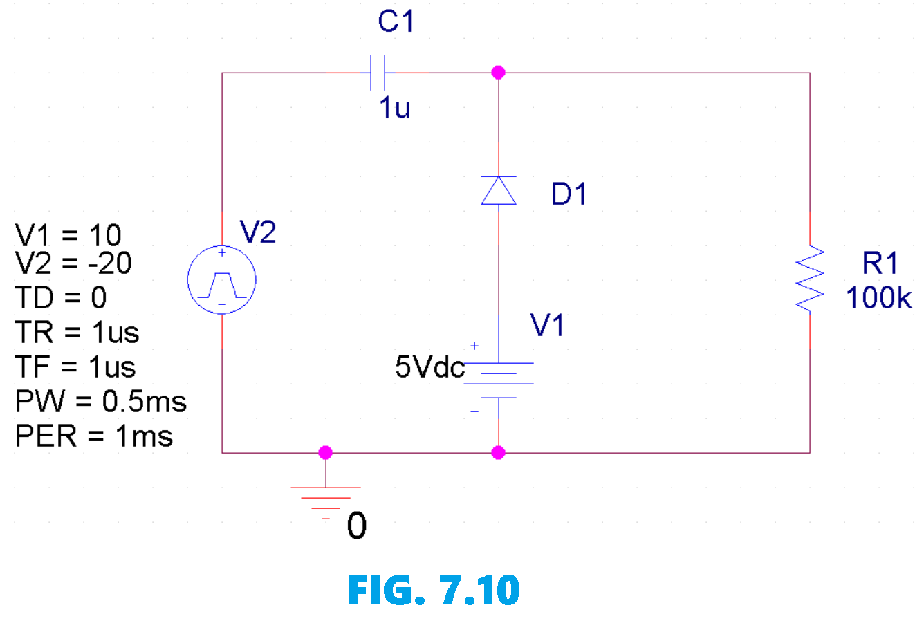 simulation circuit inside PSpice