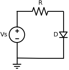 مدار ساده دیودی