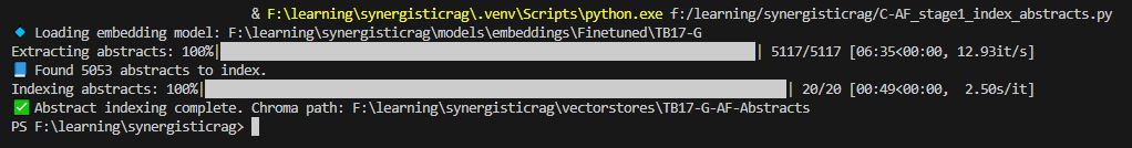 تصویر  ۱۷ – مثال خروجی اجرای کد استخراج چکیده ها در رویکرد Abstract-First برای پیکربندی 17TB + G5